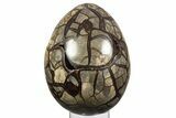 Septarian Dragon Egg Geode - Removable Section #329504-2